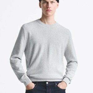Zara Men’s Cotton Textured Sweater